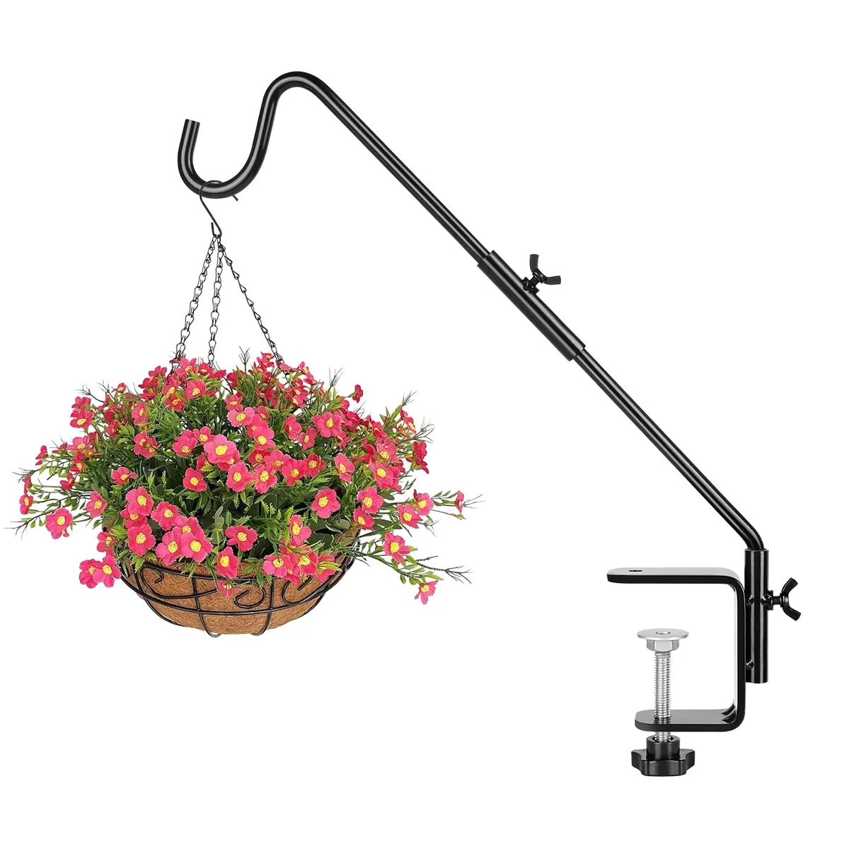 Deck Rail Feeder Hooks — 16 Inch
