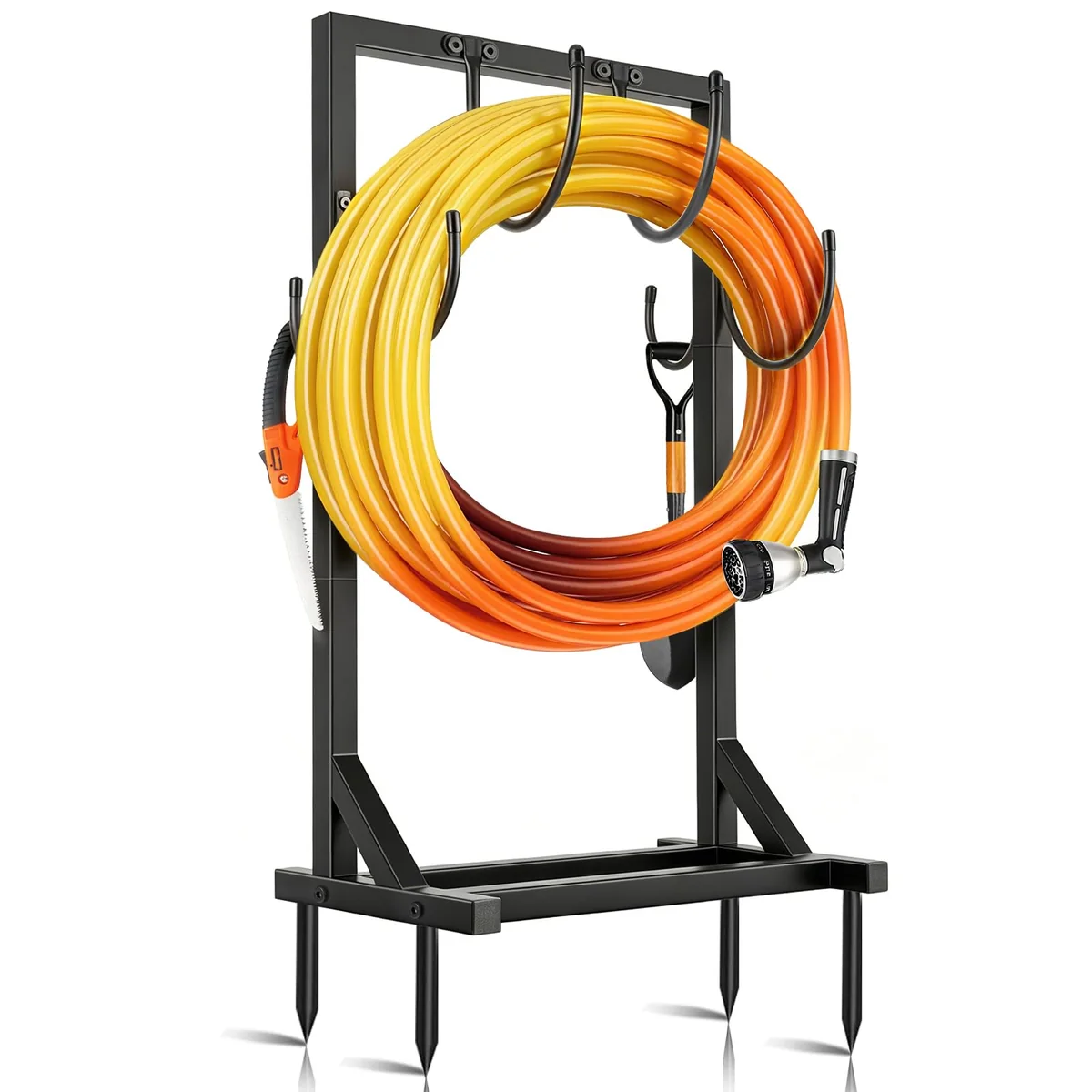 Freestanding Garden Hose Holder β 150 ft Capacity
