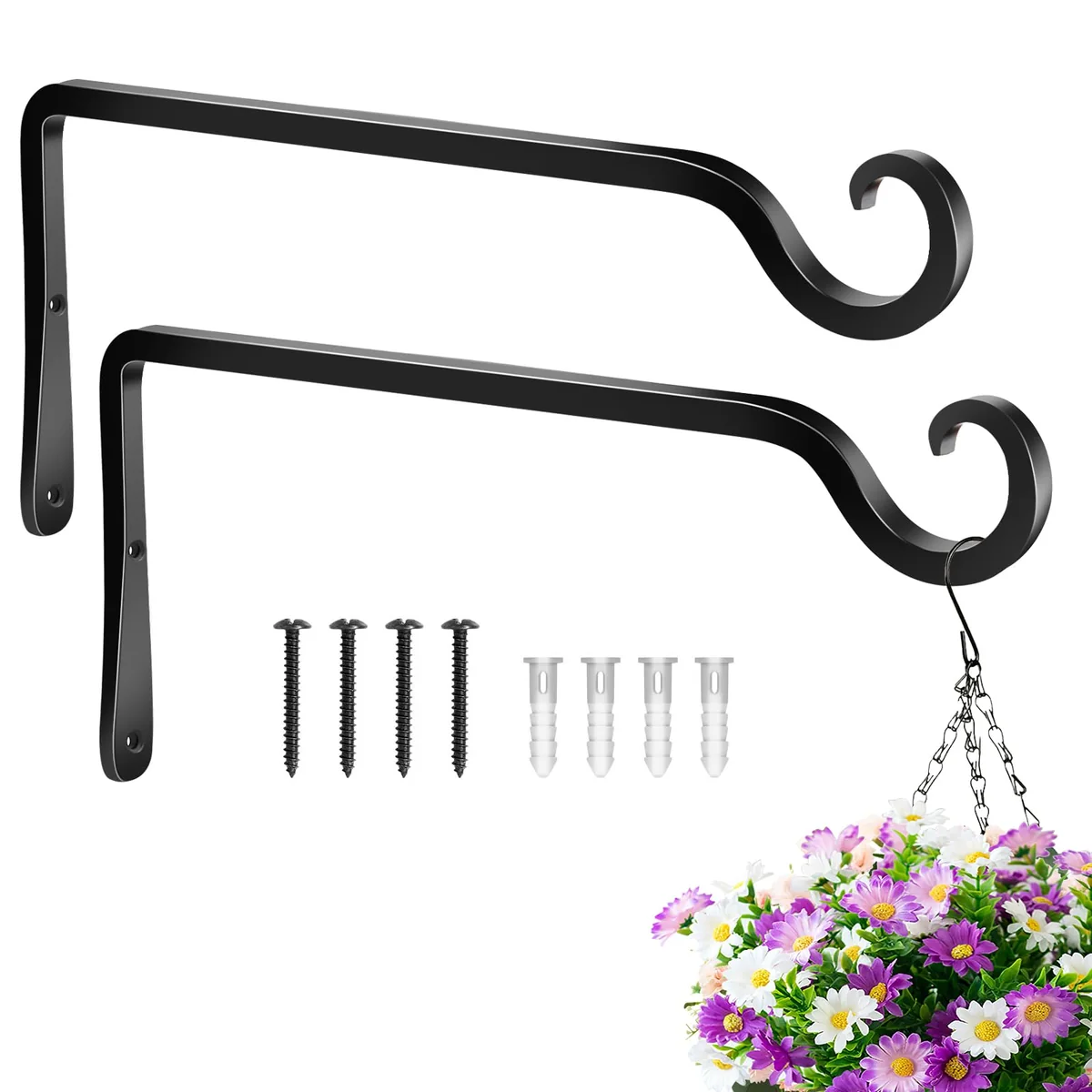 10-Inch Modern Plant Brackets