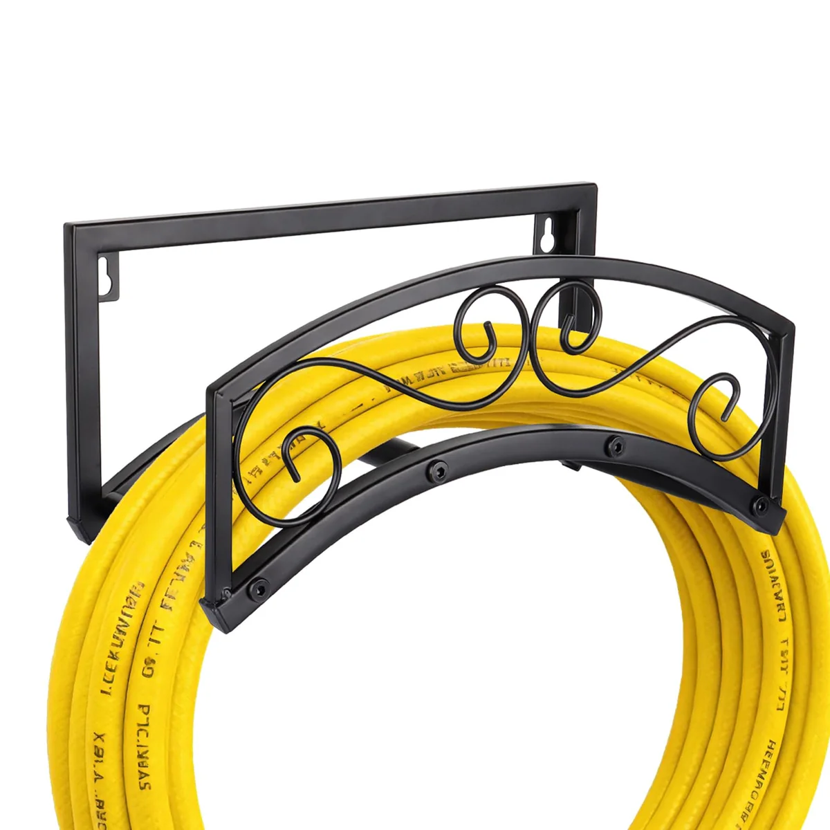 Wall-Mounted Garden Hose Holder — 150 ft Capacity